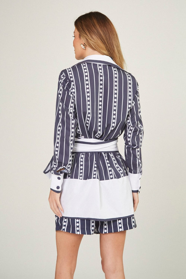 Chemise Jackie Navy Stripes