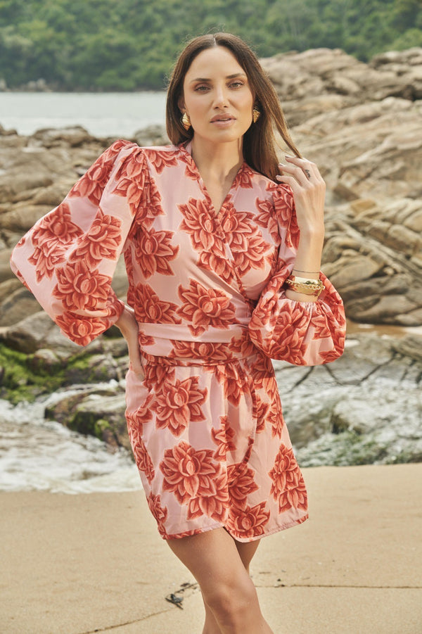 Saída Serena Peonia Coral 
