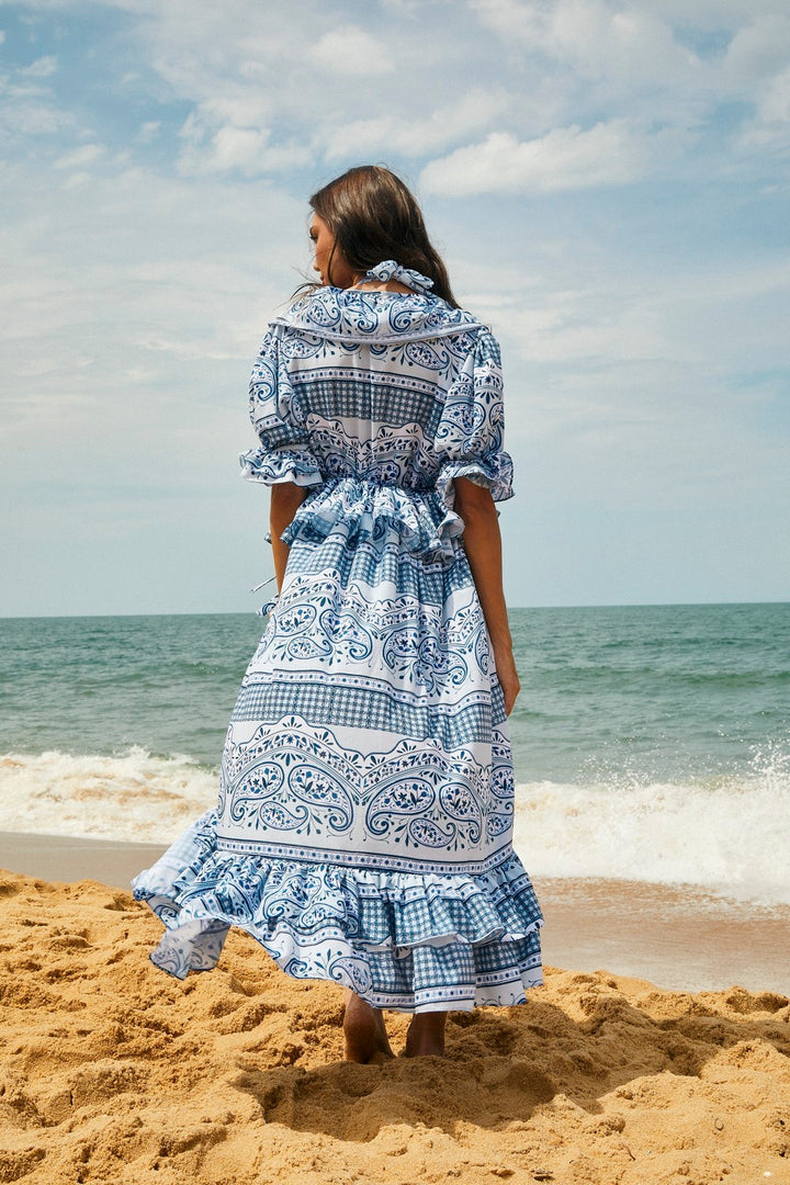 Saida Melbourne Blue Special Paisley