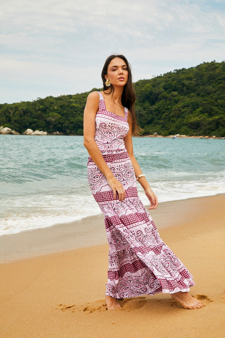 Saia Chiara Pink Special Paisley