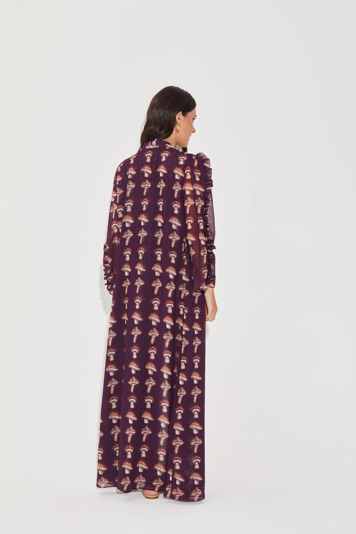 Kaftan Taylor Cogumelo Vinho