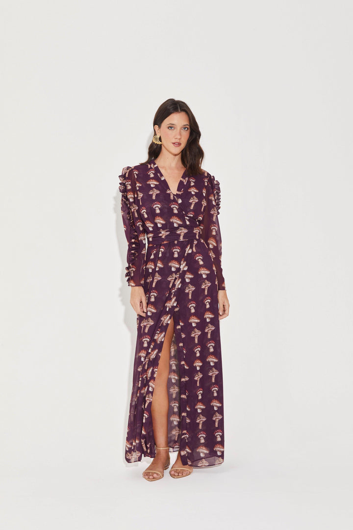 Kaftan Taylor Cogumelo Vinho