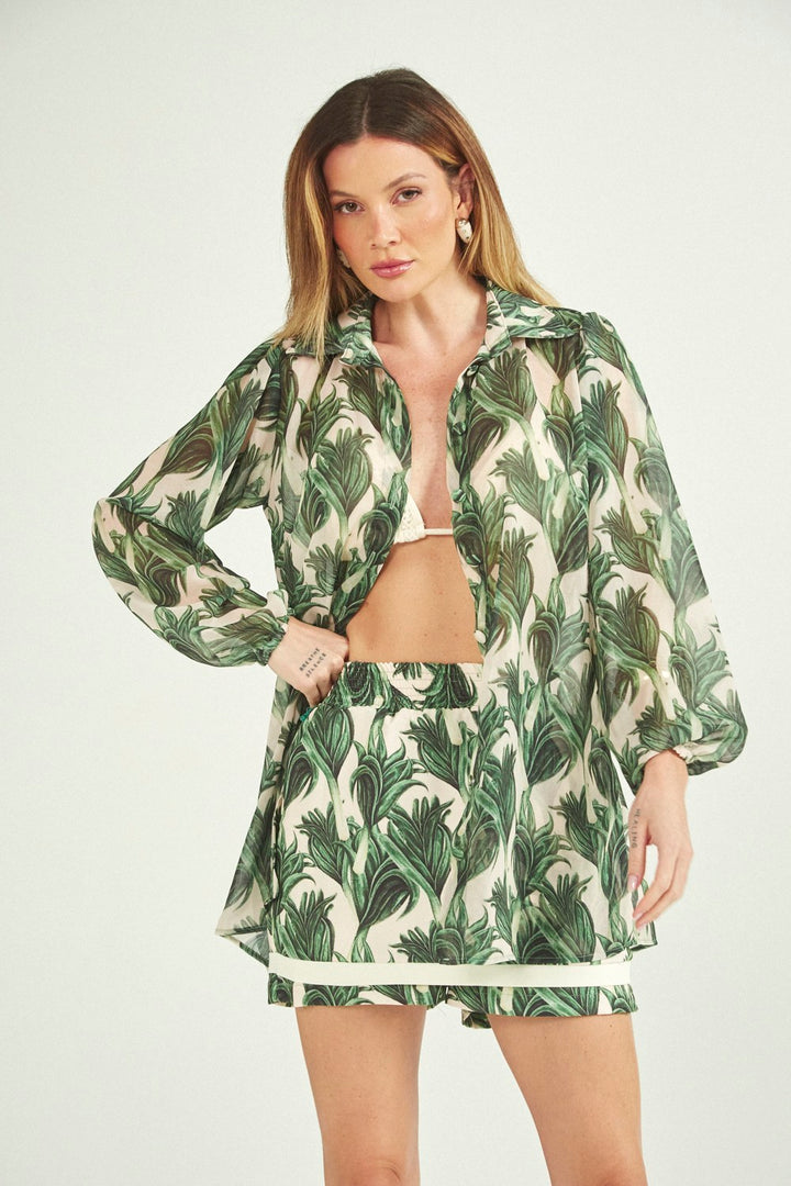Short Saia Felipa Leek
