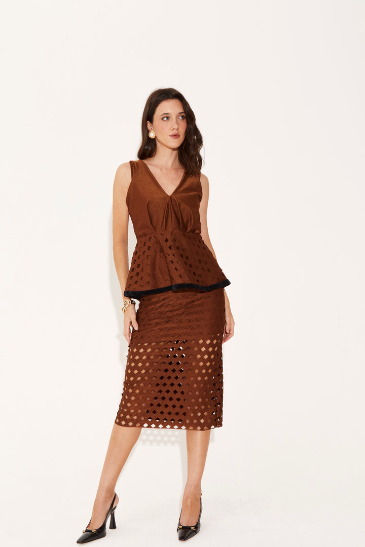 Total Look: Conjunto Charlote Coffee