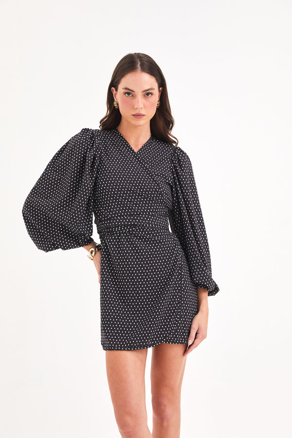 Saída Serena Gotas Black